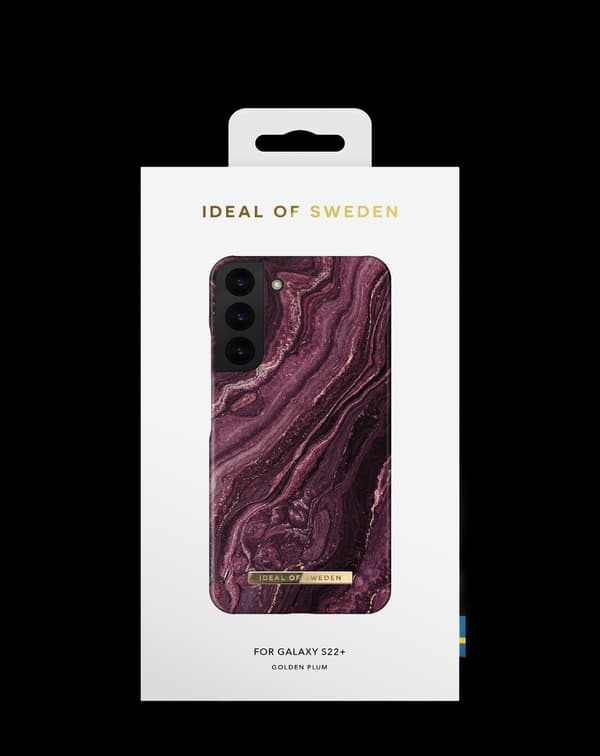 Printed Case Galaxy S22 Plus Golden Plum Purple