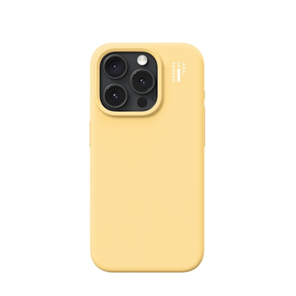 Silicone Case MagSafe iPhone 15 Pro Soft Lemon