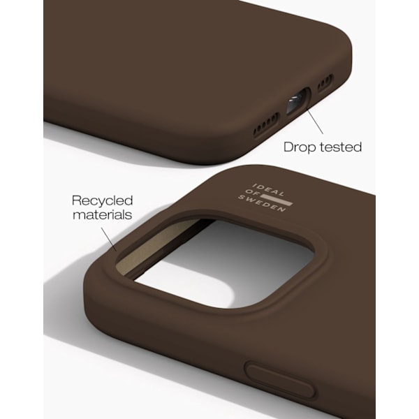 Silicone Case iPhone 15 Pro Mocha Mousse Brun