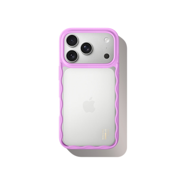 Wavy Case iPhone 17 Pro Pink Pink