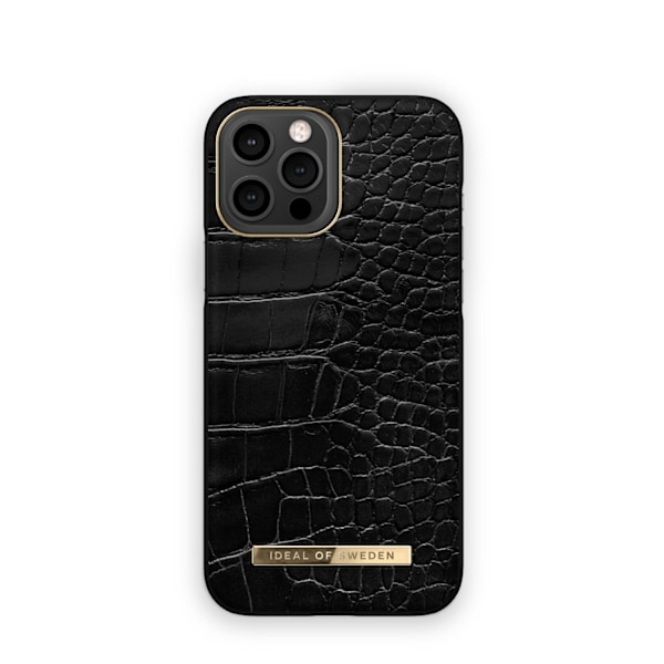 Atelier Case iPhone 12 Pro Max / 13 Pro Max Neo Noir Croco Black