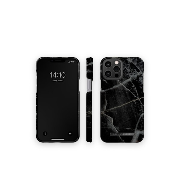 Printed Case iPhone 12 Pro Max / 13 Pro Max Black Thunder Marble