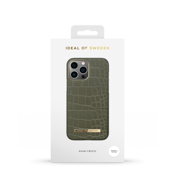 Atelier Case iPhone 12 Pro Max / 13 Pro Max Khaki Croco