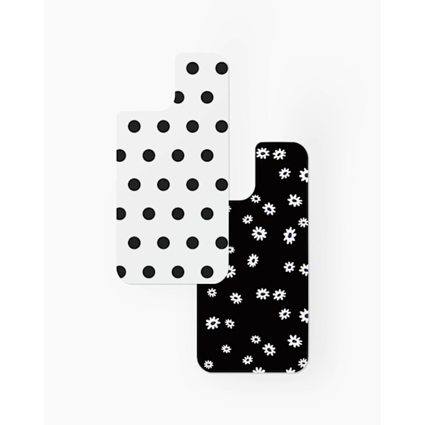 Print Pack iPhone 12 / 12 Pro / 13 / 14 / 15 / 16e Ecru Noir Black