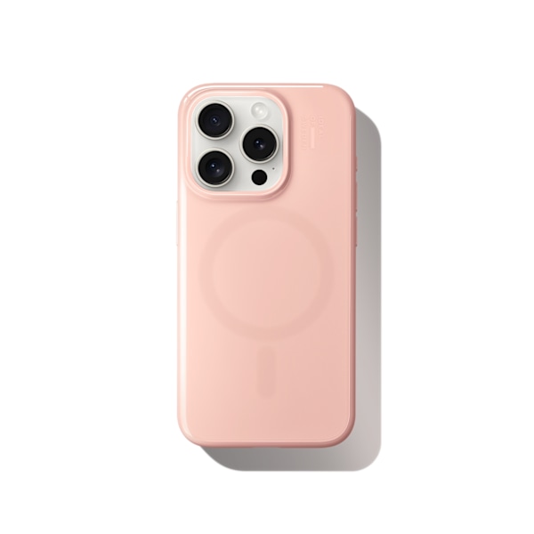 Slim Case MagSafe iPhone 15 Pro Max Glossy Blush Pink Pink