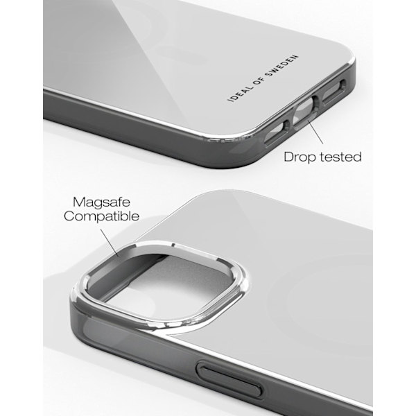 Mirror Case MagSafe iPhone 15 Plus Mirror Silver