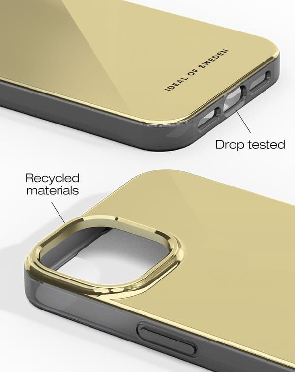 Mirror Case iPhone 13 / 14 / 15 / 16e / 17e Mirror Gold Gold