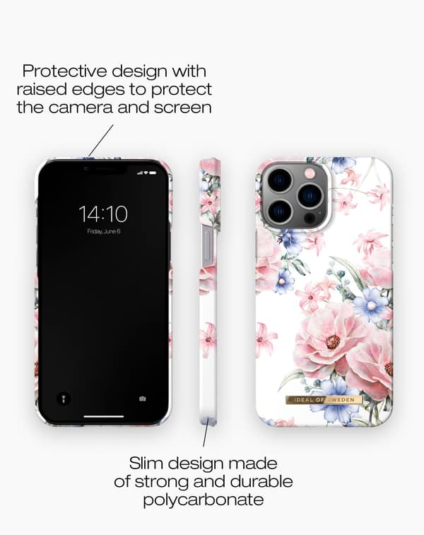 Printed Case MagSafe iPhone 14 Pro Max Floral Romance Transparent