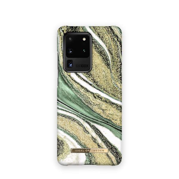 Printed Case Galaxy S20 Ultra Cosmic Green Swirl