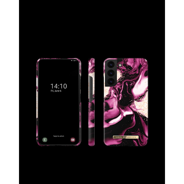 Printed Case Galaxy S22 Plus Golden Ruby Purple
