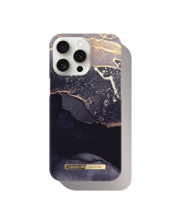 Printed Case iPhone 15 Pro Max Golden Twilight Svart