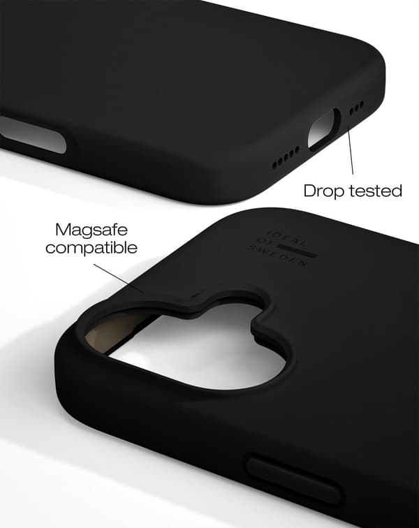 Silicone Case MagSafe iPhone 16 Black Black