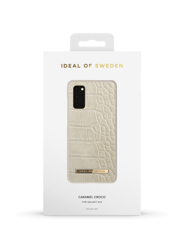 Atelier Case Galaxy S20 Caramel Croco Brown