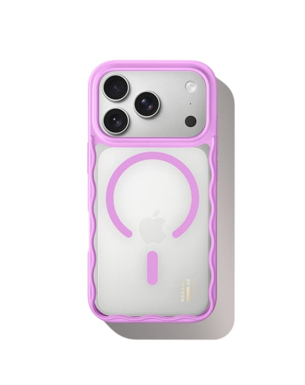 Wavy Case MagSafe iPhone 17 Pro Pink Rosa