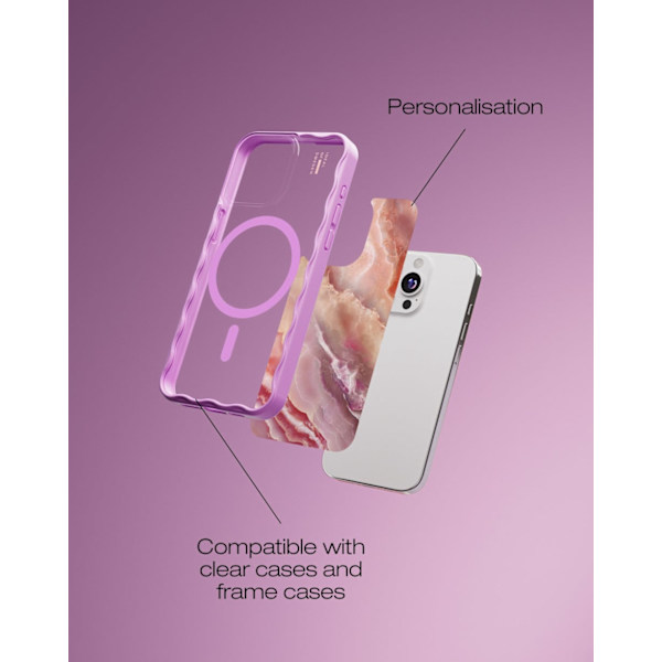 Print Pack iPhone 13 Pro / 14 Pro / 15 Pro / 16 Pro Blush Pink Marble Rosa