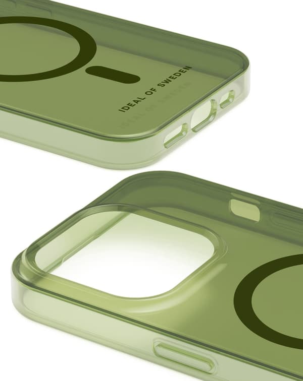 Clear Case MagSafe iPhone 15 Pro Khaki Green