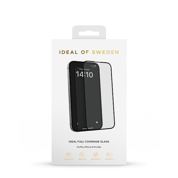 IDEAL Full Coverage Glass iPhone 15 Pro Max