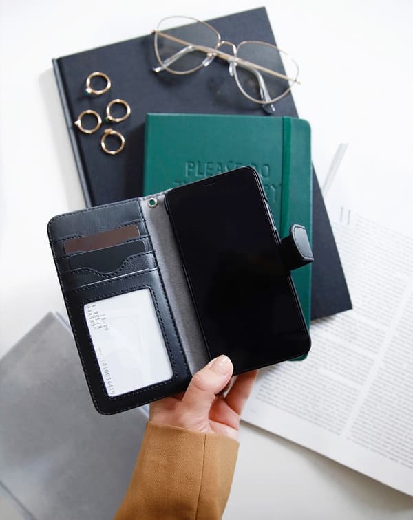 Magnet Wallet+ iPhone 8 / 7 / 6 / 6S / SE Black