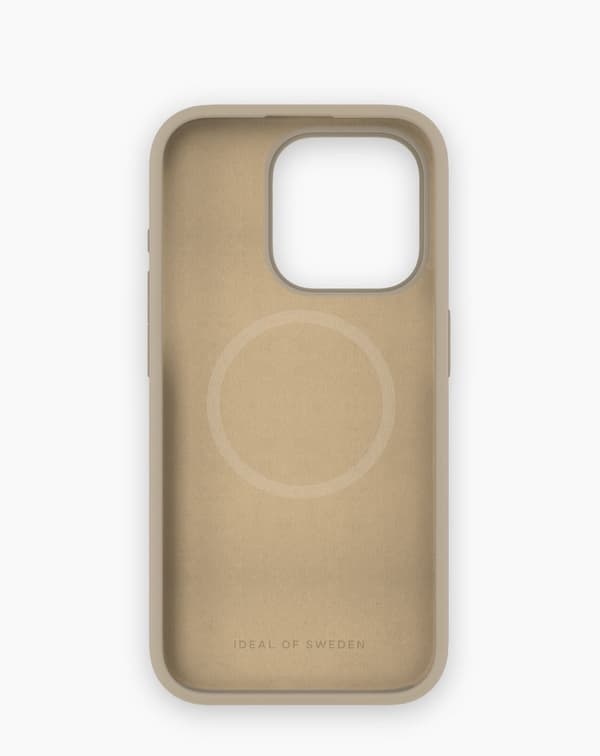 Silicone Case MagSafe iPhone 15 Pro Perfect Beige Beige