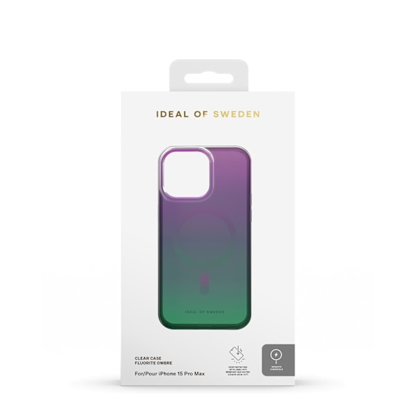 Clear Case MagSafe iPhone 15 Pro Max Fluorite Ombre Multicolor