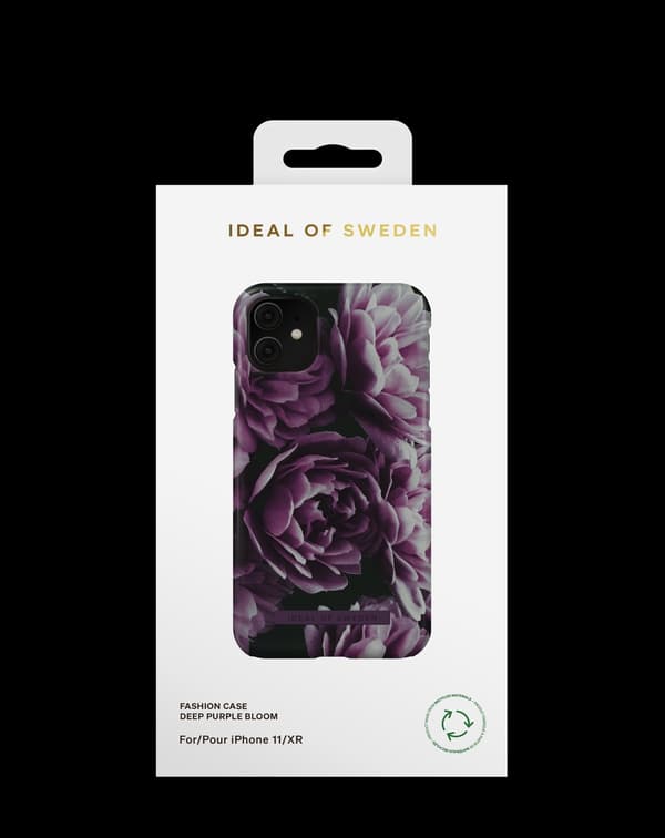 Printed Case iPhone 11 / XR Deep Purple Bloom Purple