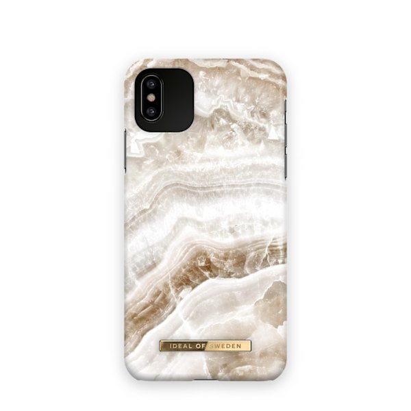 Printed Case iPhone 11 Pro Max / XS Max Clear Quartz Brown