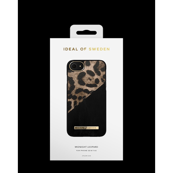Atelier Case iPhone 8 / 7 / 6 / 6S / SE Midnight Leopard Black