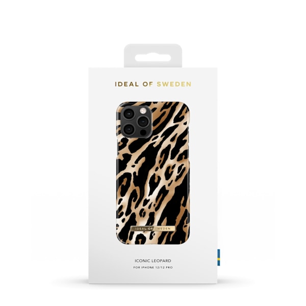 Printed Case iPhone 12 / 12 Pro Iconic Leopard