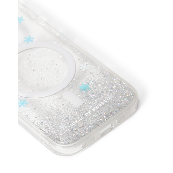 Clear Case MagSafe iPhone 14 Pro Max Snowflake Silver