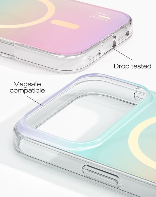 Clear Case MagSafe iPhone 17 Pro Shimmer Multicolor