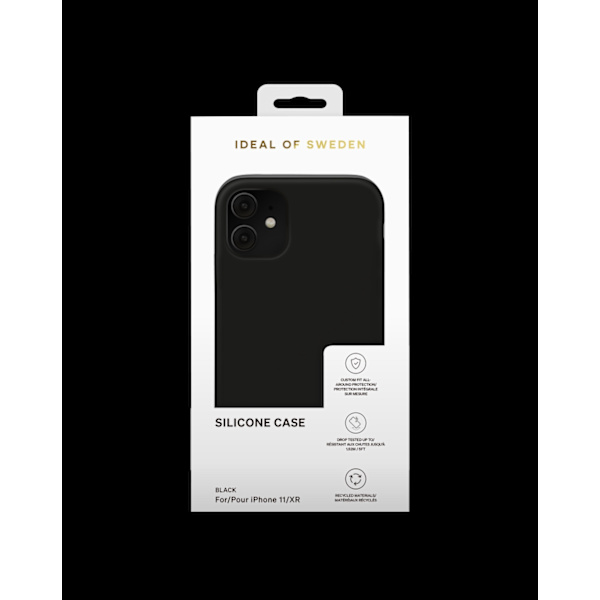 Silicone Case iPhone 11 / XR Black Black