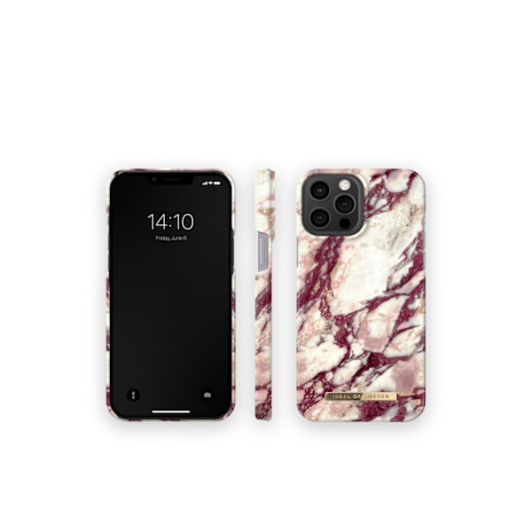 Printed Case iPhone 12 Pro Max / 13 Pro Max Calacatta Ruby Marble Red