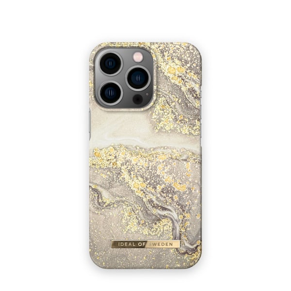 Printed Case iPhone 13 Pro Sparkle Greige Marble Grey