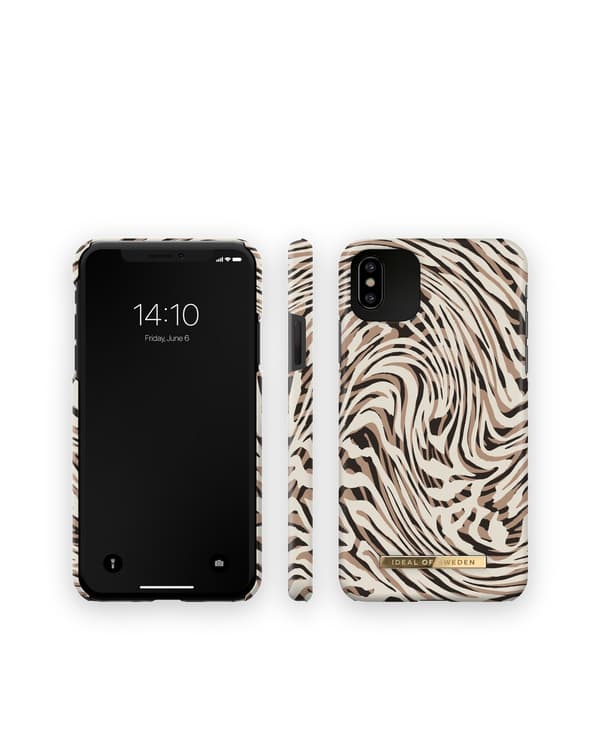 Printed Case iPhone 11PROMAX/XS MAX Hypnotic Zebra Beige