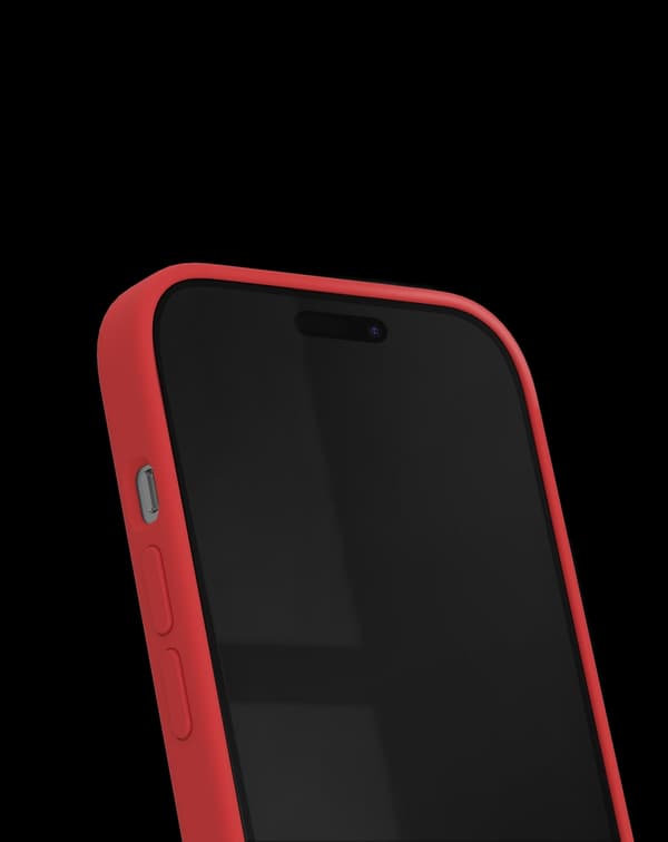 Silicone Case iPhone 14 Pro Red Red