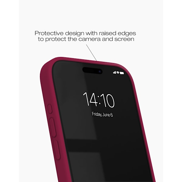 Silicone Case iPhone 14 Pro Max Cranberry Red