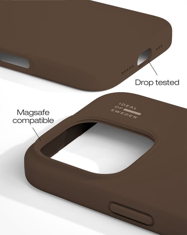 Silicone Case MagSafe iPhone 16 Pro Max Mocha Mousse Brun