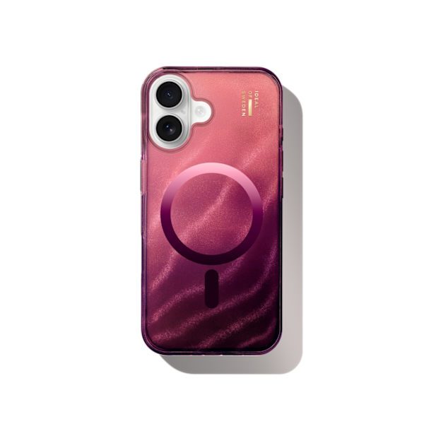 Clear Case MagSafe iPhone 16 Cherry Lacquer Röd