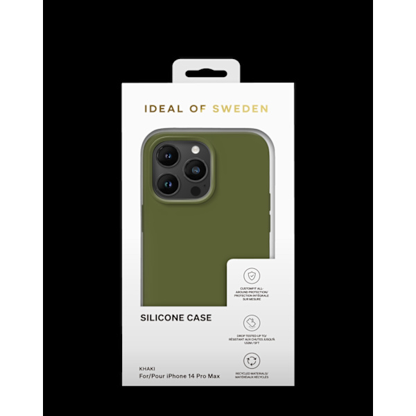 Silicone Case iPhone 14 Pro Max Khaki Green