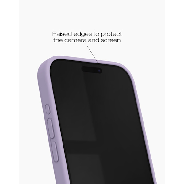 Silicone Case iPhone 15 Pro Lavender Milk