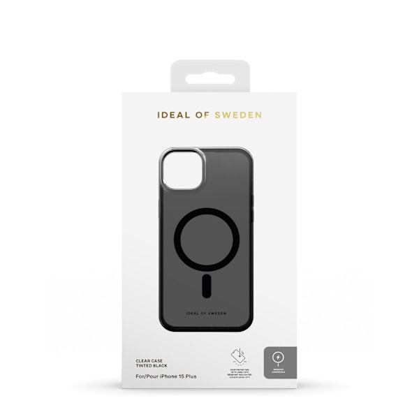 Clear Case MagSafe iPhone 15 Plus Tinted Black