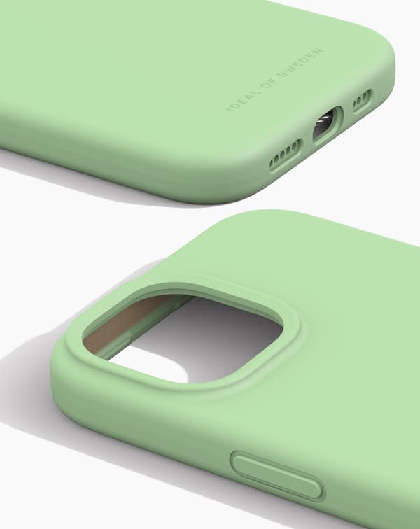 Silicone Case MagSafe iPhone 13 / 14 / 15 / Mint Green