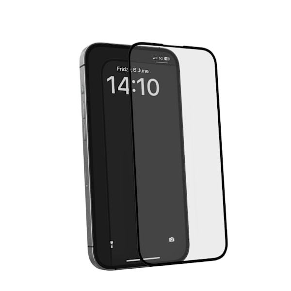 IDEAL Full Coverage Glass iPhone 15 / 16 Transparent