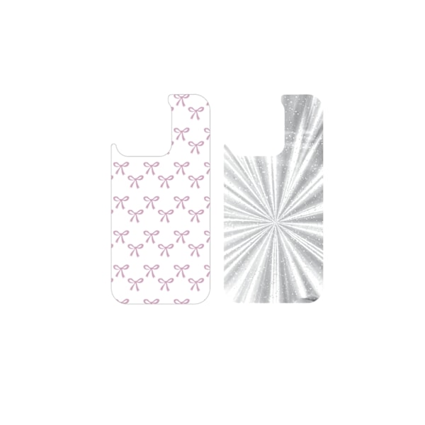 Print Pack iPhone 12 Pro Max / 13 Pro Max / 14 Pro Max / 15 Pro Max / 16 Pro Max Bow Fever Silver
