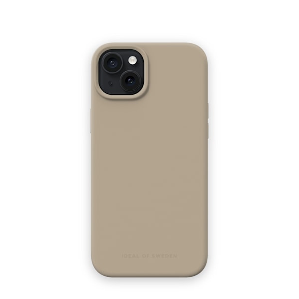 Silicone Case iPhone 15 Plus Beige Beige