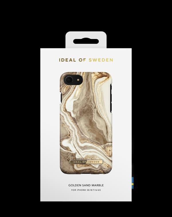 Printed Case iPhone 8 / 7 / 6 / 6S / SE Golden Sand Marble Beige