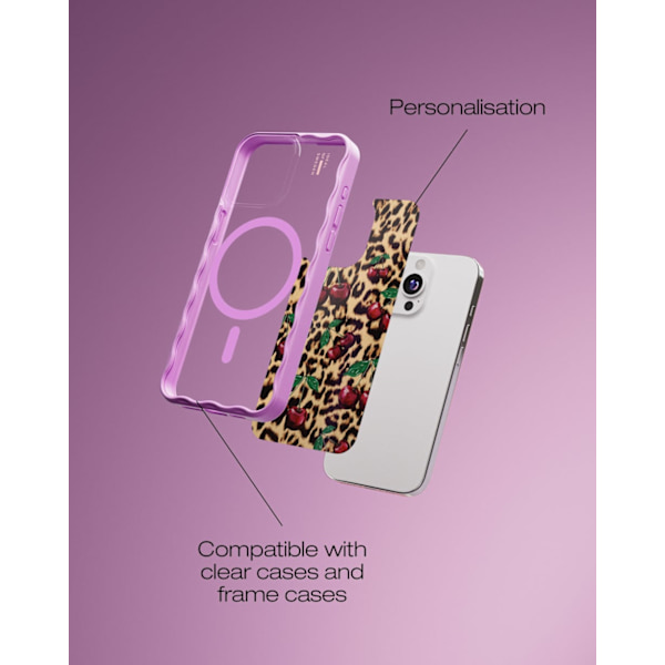 Print Pack iPhone 16 / 17 Wild Cherry Rosa