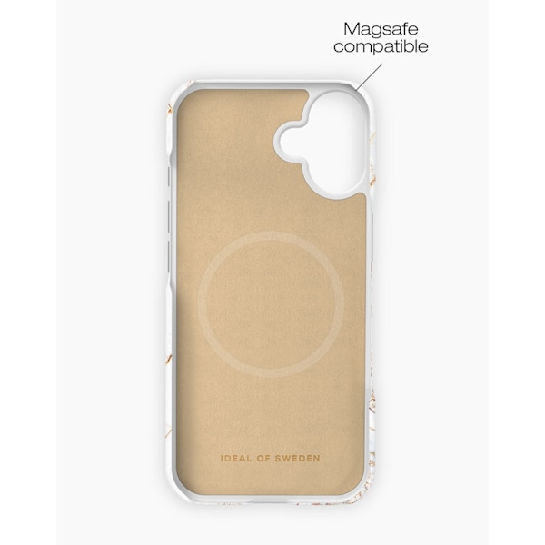 Printed Case MagSafe iPhone 16 Plus Carrara Gold