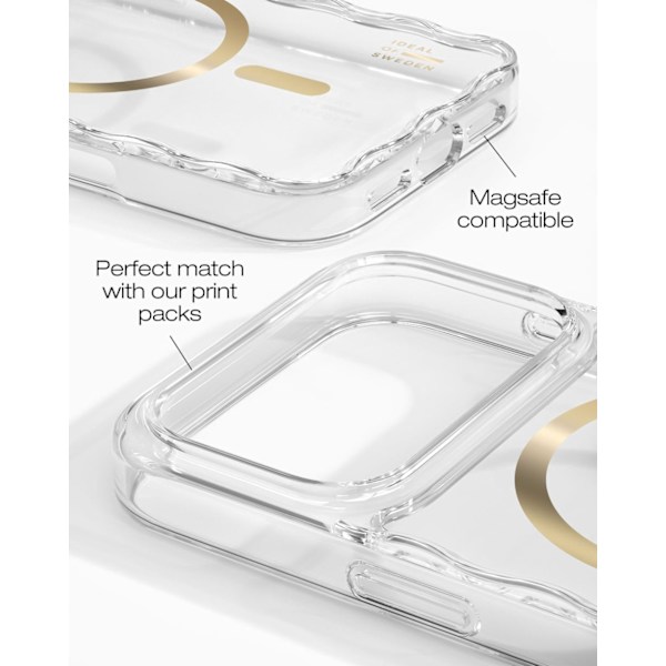 Wavy Case MagSafe iPhone 17 Pro Max Clear Transparent
