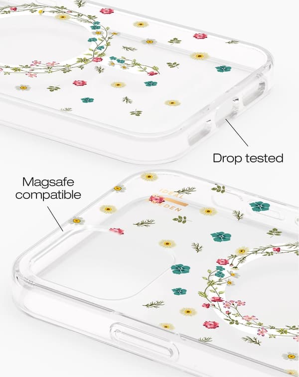 Clear Case MagSafe iPhone 12 / 12 Pro Petite Floral Transparent